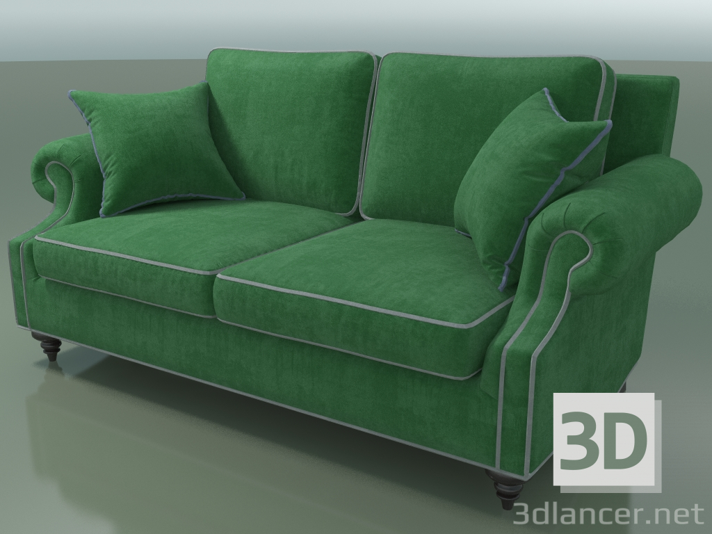 3D Modell Doppel-Sofa-Bett - Vorschau