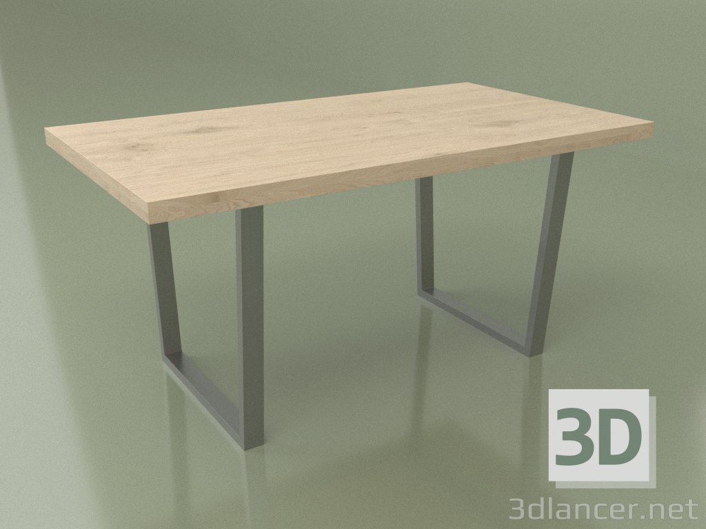 modèle 3D Table à manger Moderne (Champagne) - preview