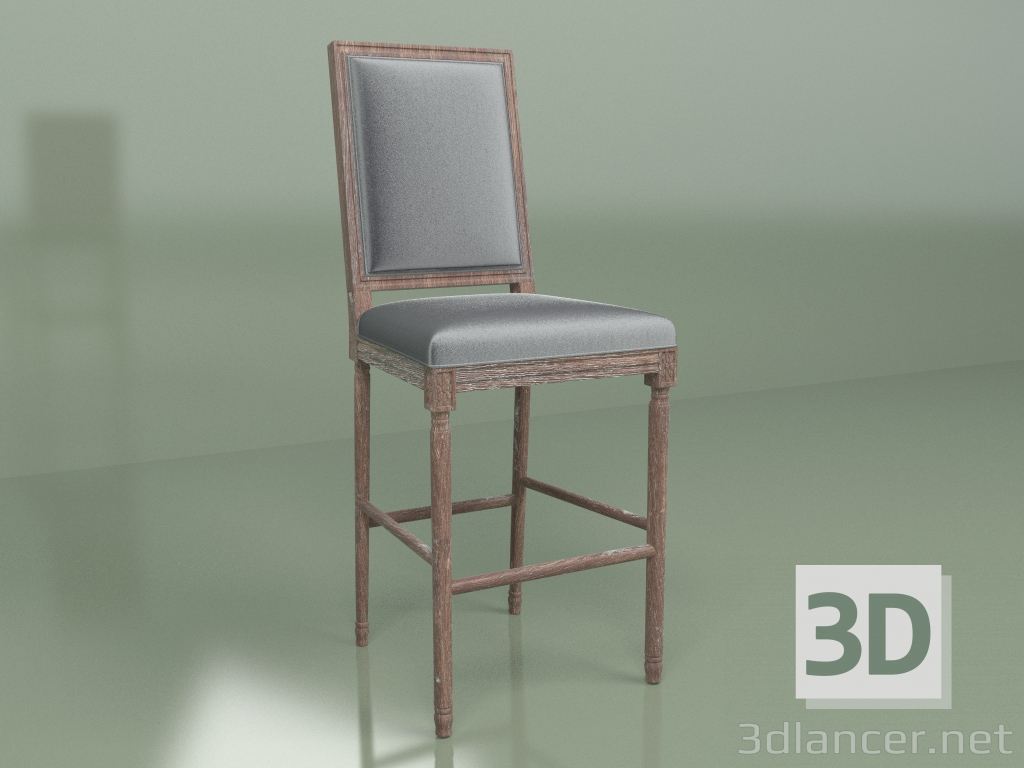 modello 3D Sgabello da bar Howell - anteprima