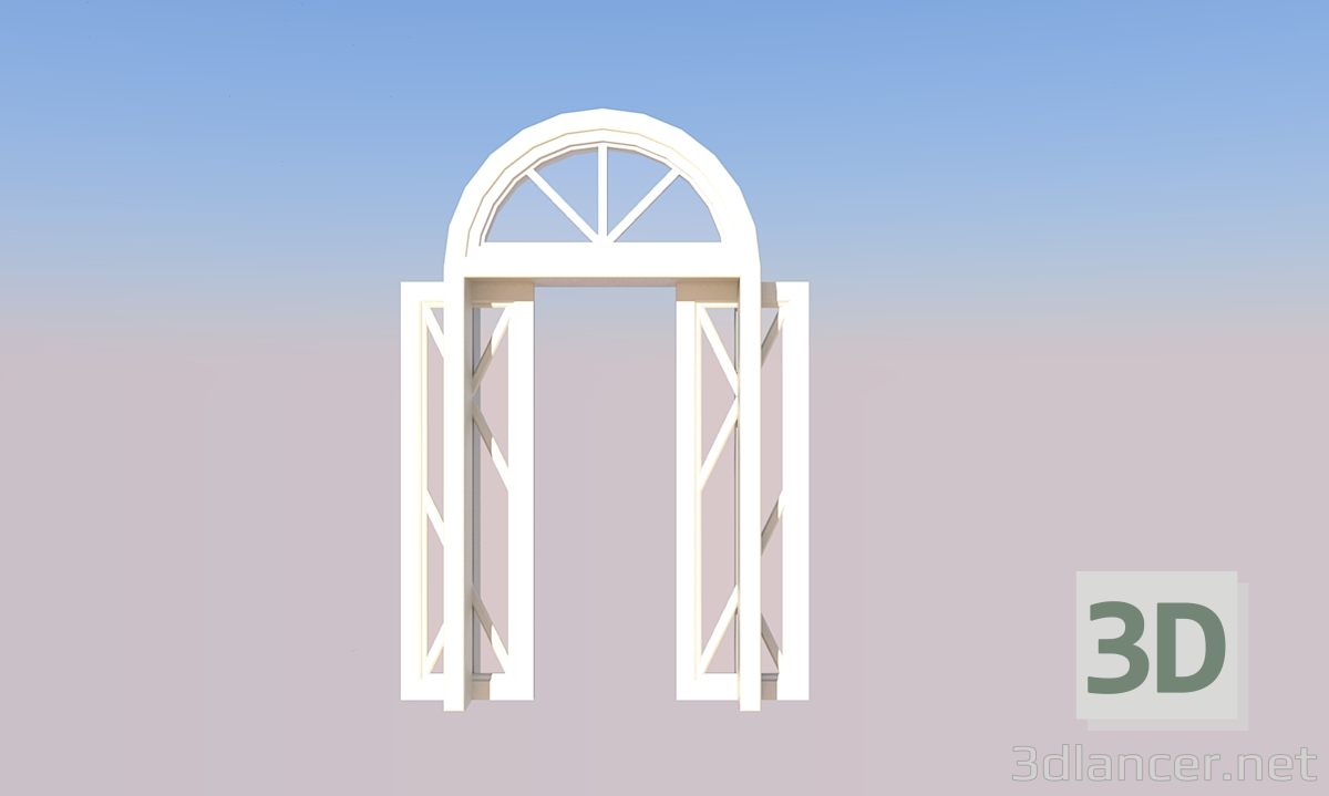 3d model Puerta - vista previa