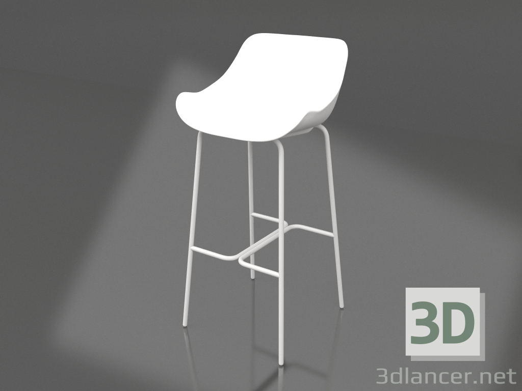 modèle 3D Tabouret de bar Baltic Basic BL1P4H - preview