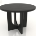 3d model Mesa de comedor REDONDA Ø 1000 mm (negro RAL 9005) - vista previa