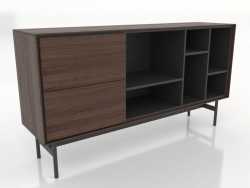 Dolap 1 1600x400 mm (koyu ceviz)