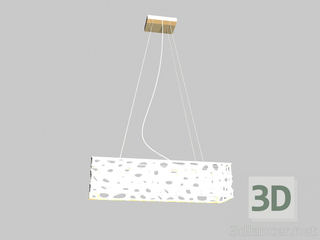 modèle 3D Luminaire suspendu dune 10376-3a md 3 set white - preview