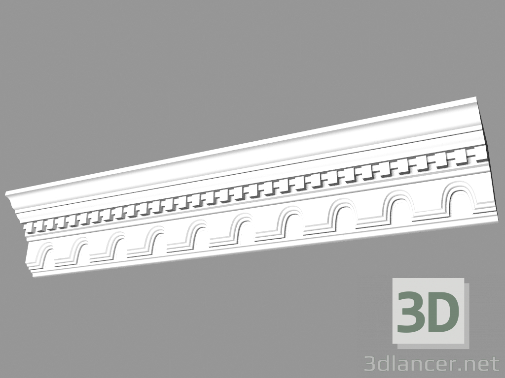 Modelo 3d Cornija de moldagem (CF23) - preview