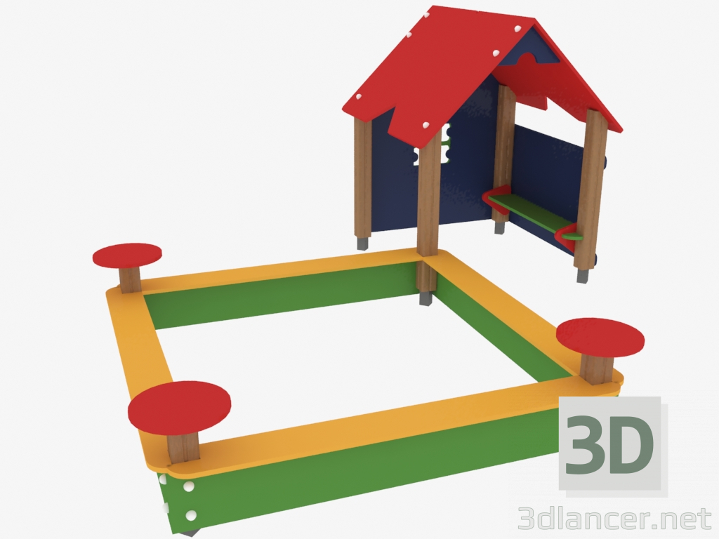 Modelo 3d Complexos de recreação infantil (5306) - preview