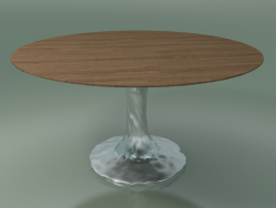 Round dining table (136, Natural Lacquered)