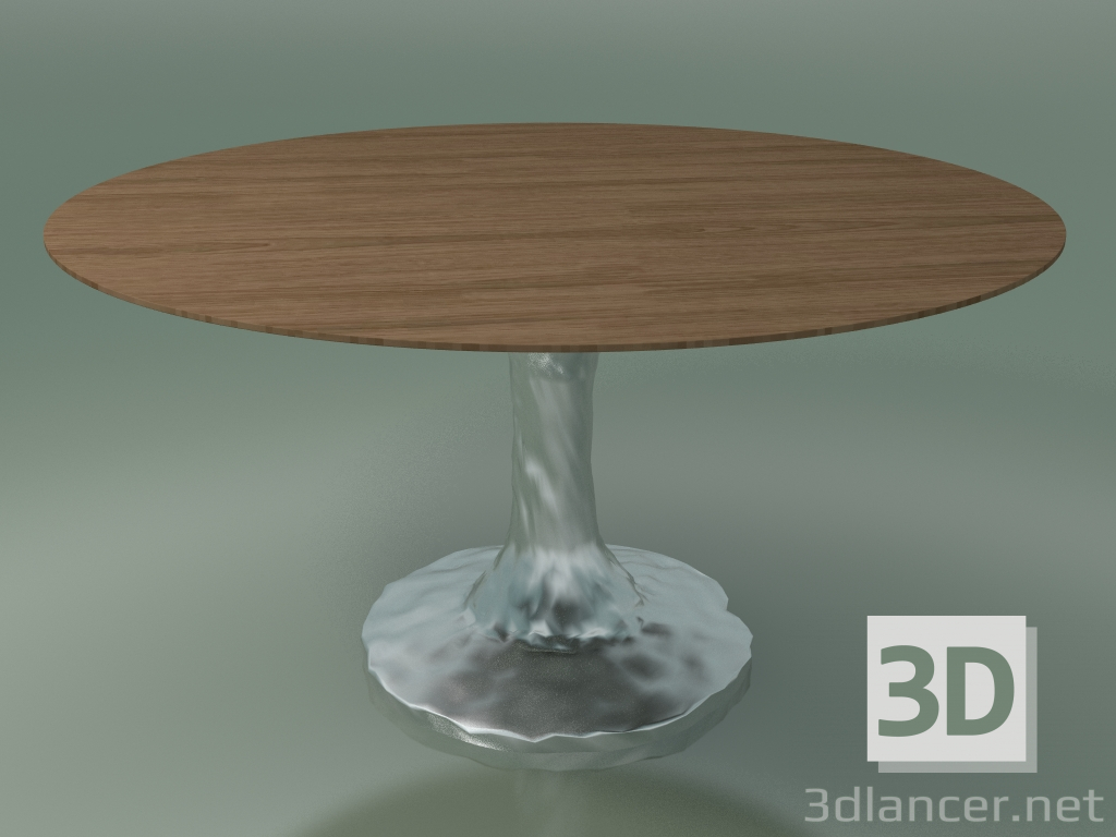 Modelo 3d Mesa de jantar redonda (136, Lacado natural) - preview