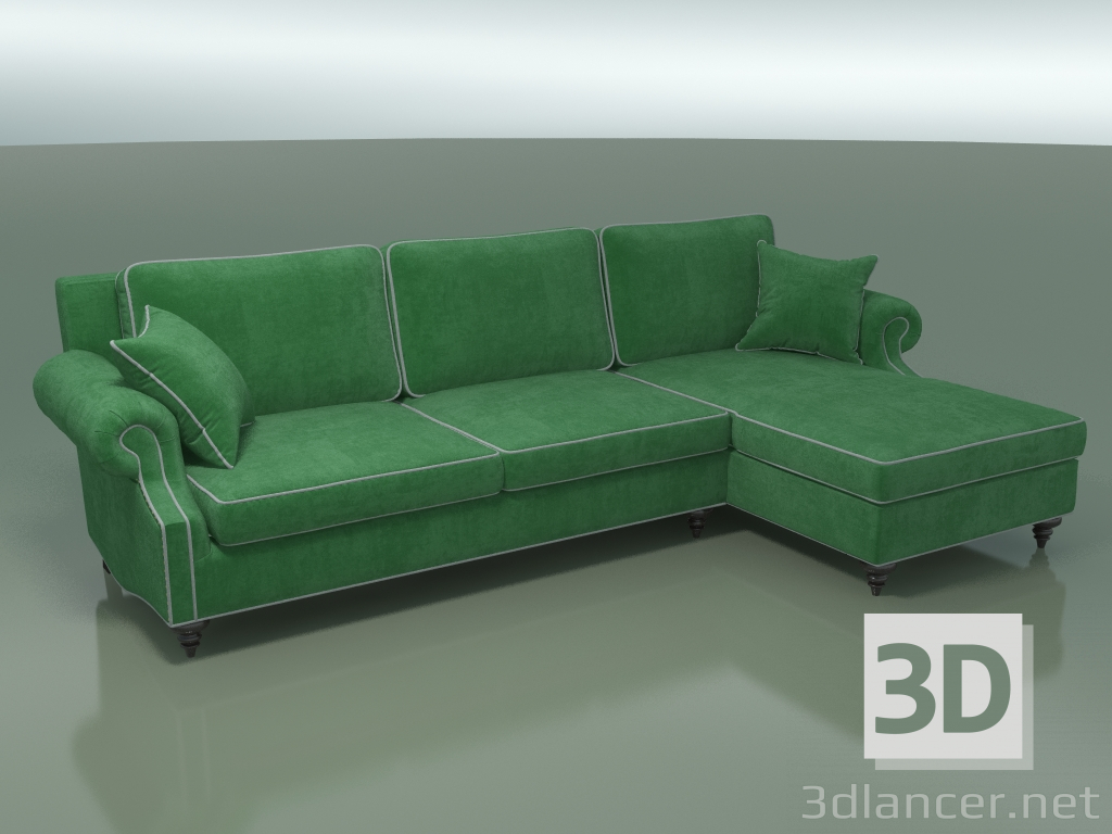 3d model Corner sofa (module 5 + 10) - preview