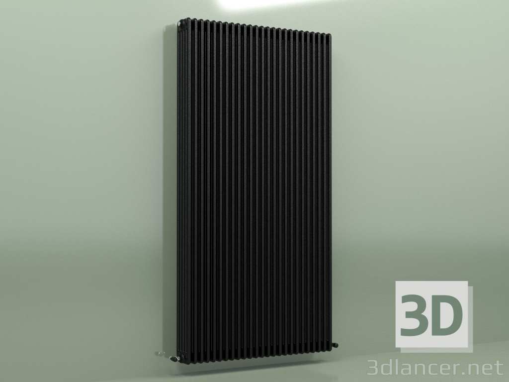 Modelo 3d Radiador TESI 5 (H 2200 25EL, Preto - RAL 9005) - preview