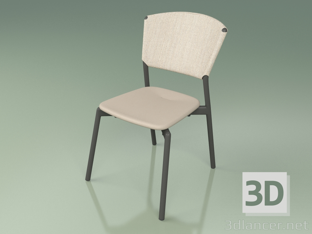 3d model Chair 020 (Metal Smoke, Sand, Polyurethane Resin Mole) - preview