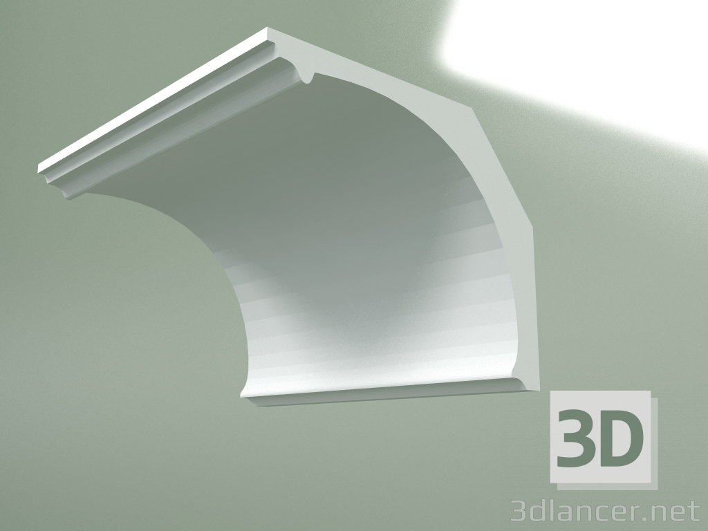 Modelo 3d Cornija de gesso (plinto de teto) KT195 - preview