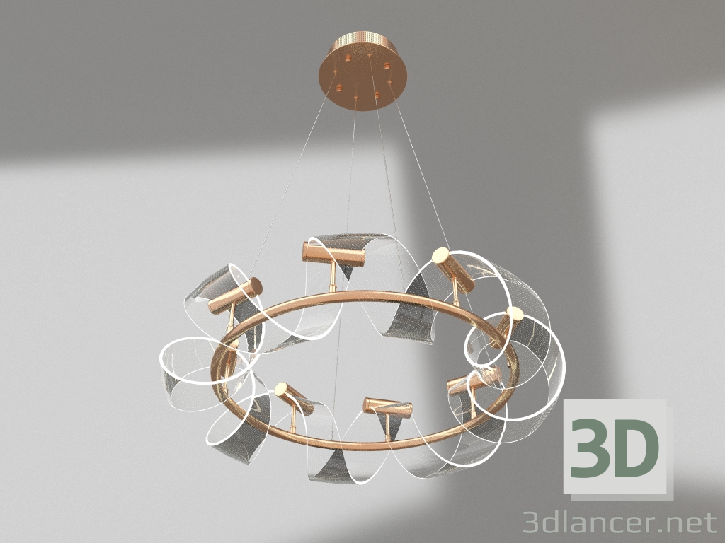 Modelo 3d Pingente Ranni ouro (08037-50.33) - preview