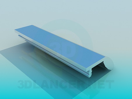 3D Modell Aluminium-Profil - Vorschau