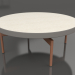 Modelo 3d Mesa de centro redonda Ø90x36 (cinza quartzo, DEKTON Danae) - preview