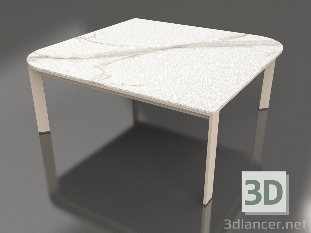 modèle 3D Table basse 90 (Sable) - preview