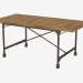 3d модель Стол барный 72" VINTAGE WOOD & METAL TABLE (8831.0004.S) – превью