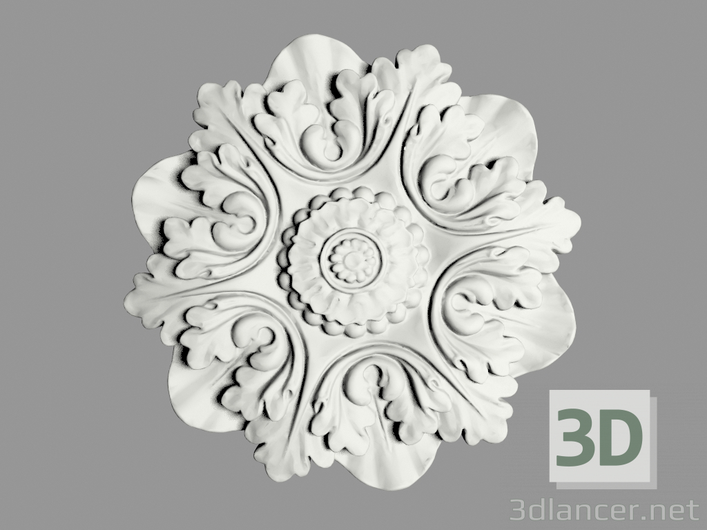 Modelo 3d Decoração de parede (Ф147) - preview