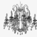 3d Chandelier forged model buy - render