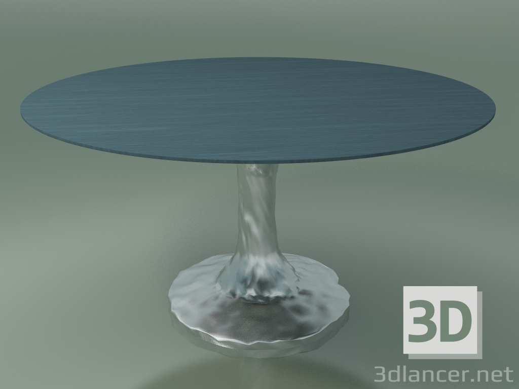 3d model Round dining table (136, Lacquered Air Force Blue) - preview