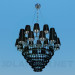 3d model Chandelier - preview