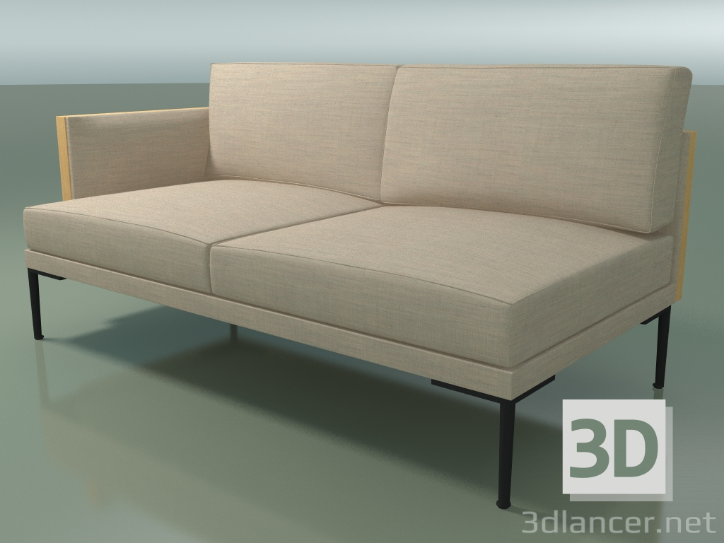 3D modeli Uç modülü 5230 (sağ kolçak, Doğal meşe) - önizleme