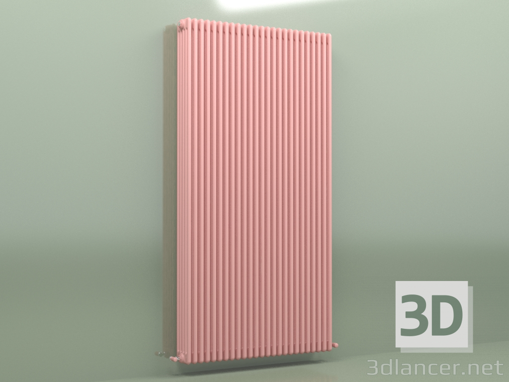 3d model Radiador TESI 5 (H 2200 25EL, Rosa - RAL 3015) - vista previa