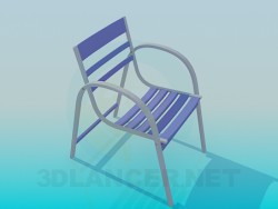 Chaise avec tête de lit incurvée