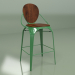 3d model Bar stool Louix (green) - preview