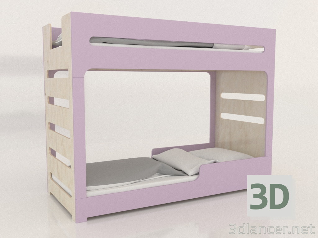 modello 3D Letto a castello MODE F (URDFA2) - anteprima