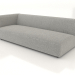 3d model Sofa module for 2 people (XL) 223x100 with an armrest on the left - preview