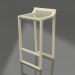 3d model High stool with a low back (Gold) - preview