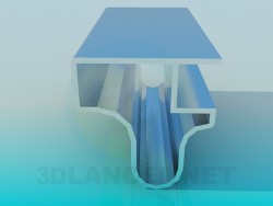 Профіль меблевий алюмінієвий