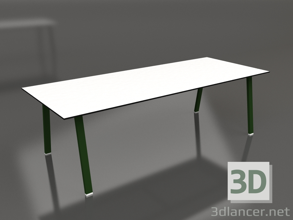 3D Modell Esstisch 250 (Flaschengrün, Phenolharz) - Vorschau