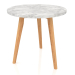 3d model Side table made of white stone M - preview