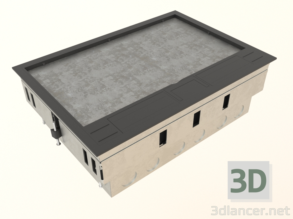 Modelo 3d Escotilha de piso para 24 módulos (DFB24) - preview