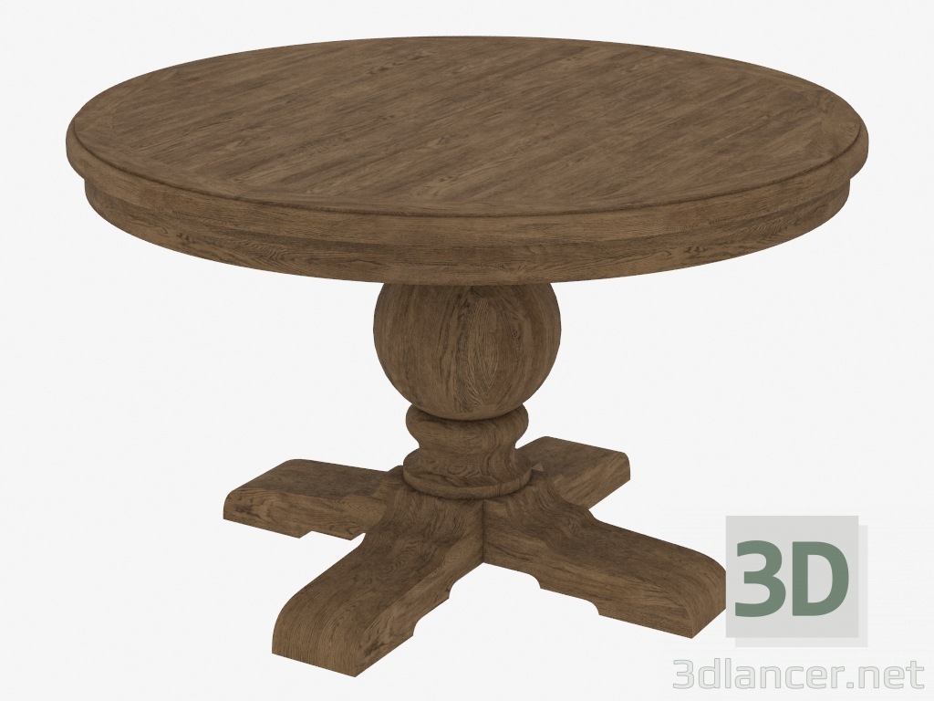 3d model Round dining table 48 "ROUND TRESTLE TABLE (8831.1001.M) - preview