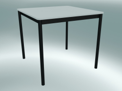 Square table Base 80X80 cm (White, Black)