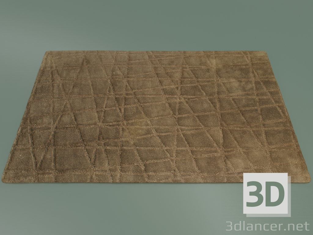 modèle 3D Tapis Cross (S26, Camel) - preview