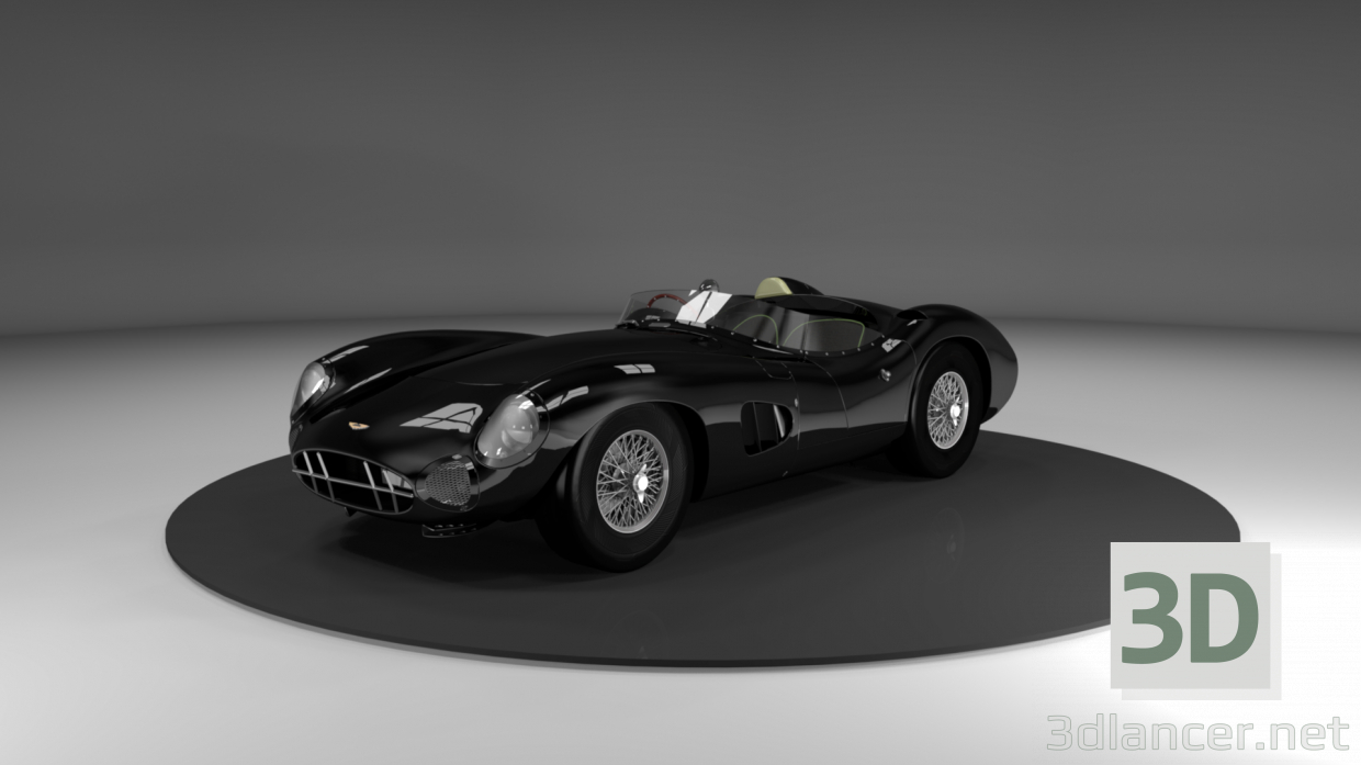 modello 3D di Aston Martin DBR1 1958 comprare - rendering