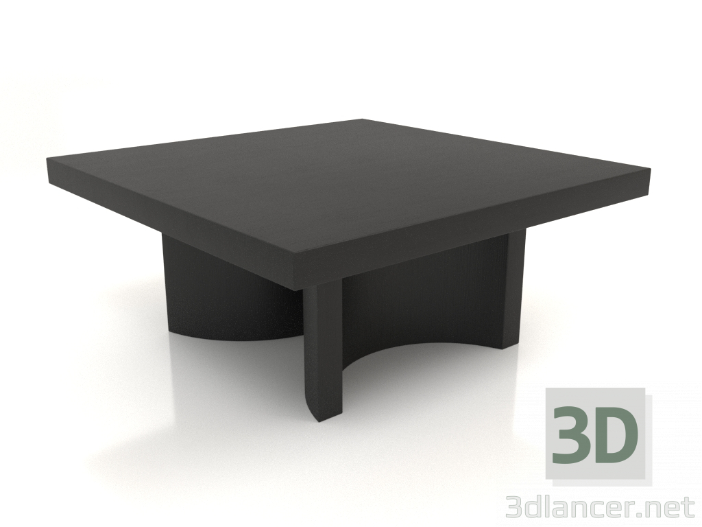 3d model Mesa de centro JT (800x800x350, madera negra) - vista previa