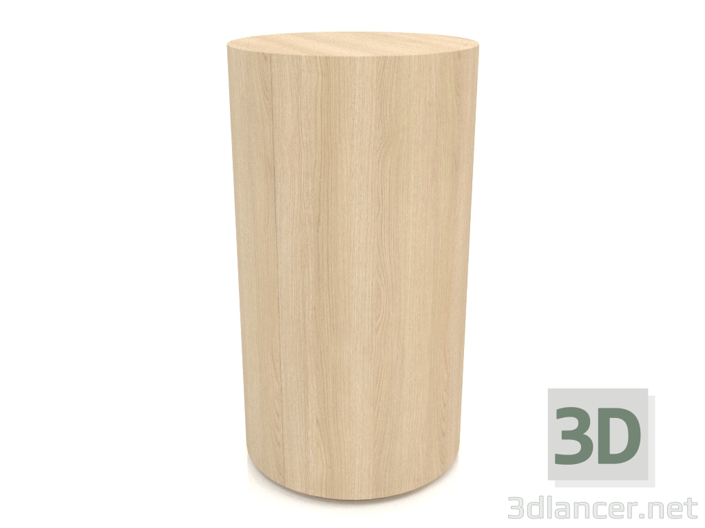 3d модель Тумба TM 09 (D=503х931, wood white) – превью