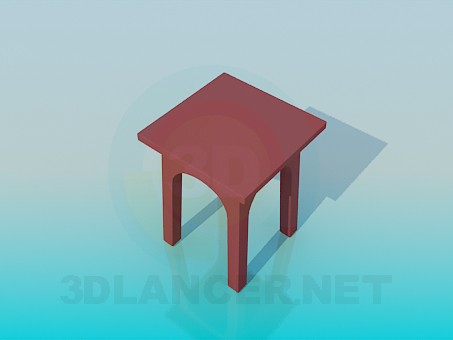 3D Modell Hocker - Vorschau