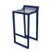 3d model High stool with a low back (Night blue) - preview