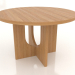 3d model Mesa de comedor REDONDA Ø 1200 mm (roble natural) - vista previa