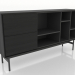 modèle 3D Armoire 1 1600x400 mm (noir RAL 9005) - preview