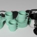 3d model cocinar platos - vista previa