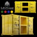 TV Tische LOFT TV CONTAINER (4 Farben) 3D-Modell kaufen - Rendern