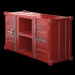 TV Tische LOFT TV CONTAINER (4 Farben) 3D-Modell kaufen - Rendern