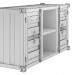 TV Tische LOFT TV CONTAINER (4 Farben) 3D-Modell kaufen - Rendern